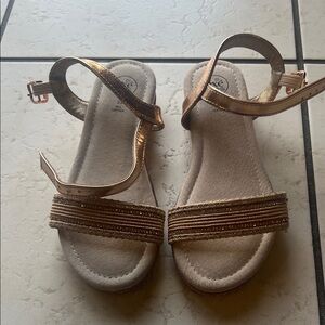 Rose Gold Girl’s Sandals European size 33